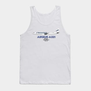 Airbus A321 - Finnair "New Colours" Tank Top